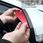 Espejo retrovisor para coche, cubierta de ceja para lluvia, espejo de Catering, protector de lluvia de aleación de aluminio, DM-104 (Silver) - Imagen 6