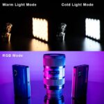 Ulanzi VL120 RGB Color a todo color RGB SLR cámara fotografía en vivo foto video pequeño - Imagen 4