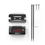 Reloj de voltaje y temperatura, medidor electrónico LED 3 en 1, pantalla Digital de pantalla grande, voltímetro resistente al agua y al polvo, 3 In 1 LED White Light - Imagen 4