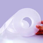 Cinta adhesiva transparente de doble cara Cinta nanotica Lavado con agua Cinta sin rastro, 2x30x1000mm - Imagen 2