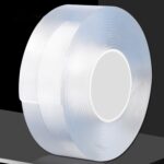 Cinta adhesiva transparente de doble cara Cinta nanotica Lavado con agua Cinta sin rastro, 2x30x5000mm