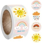 10 rollos F69 niños clima sellado pegatina sobre decoración etiqueta adhesiva, F69 Sticker
