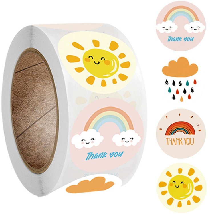 TBD0575548801A.jpg 10 rollos F69 niños clima sellado pegatina sobre decoración etiqueta adhesiva, F69 Sticker - Imagen 1