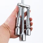 Llave de neumático de coche de manga cruzada plegable de 350 mm, 350mm Folding Cross Wrench - Imagen 6