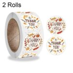10 rollos K-54 etiqueta adhesiva de decoración de regalo Floral de agradecimiento, 3.8cm