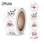 10 rollos K-92 Animal Seal Sticker Etiqueta de decoración de regalo, K-92 Sticker