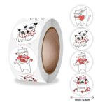10 rollos K-92 Animal Seal Sticker Etiqueta de decoración de regalo, K-92 Sticker - Imagen 3