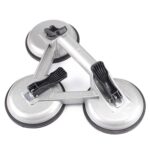 Herramienta de hardware de ventosa de vidrio de servicio pesado de aluminio, Three Claws, Double Claw