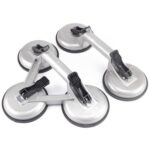 Herramienta de hardware de ventosa de vidrio de servicio pesado de aluminio, Three Claws, Double Claw - Imagen 3