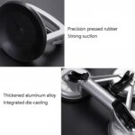 Herramienta de hardware de ventosa de vidrio de servicio pesado de aluminio, Three Claws, Double Claw - Imagen 4