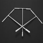 4 PCS T-Wrench Car Assembly Reparación Manga Llave Hexagonal Alargamiento Socket, 8mm - Imagen 2