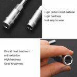 4 PCS T-Wrench Car Assembly Reparación Manga Llave Hexagonal Alargamiento Socket, 8mm - Imagen 4