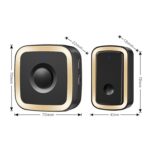 CACAZI A58 Timbre inalámbrico inteligente sin batería, US Plug - Imagen 3
