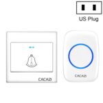 CACAZI H10 1 Por 1 Timbre Inteligente Inalámbrico sin Batería, US Plug