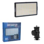 Ajuste continuo LED Luz de relleno en vivo Fotografía reversible Luz suave, 8 inch - Imagen 2