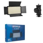 Ajuste continuo LED Luz de relleno en vivo Fotografía reversible Luz suave, 10 inch - Imagen 2