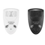 LI-3110 Repelente de ratas electrónico ultrasónico Repelente de insectos inteligente para el hogar, US Plug(Black) - Imagen 2