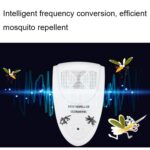 LI-3110 Repelente de ratas electrónico ultrasónico Repelente de insectos inteligente para el hogar, US Plug(Black) - Imagen 3
