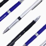 5 PCS Baile 2.0mm Examen Push-out Dibujo Dibujo Escritura Actividad Automático 2B Lápiz, Blue, Black, Silver - Imagen 4