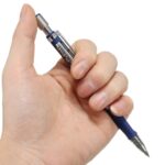 5 PCS Baile 2.0mm Examen Push-out Dibujo Dibujo Escritura Actividad Automático 2B Lápiz, Blue, Black, Silver - Imagen 5