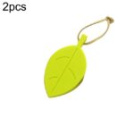 2 uds. Tope de puerta de silicona con forma de hoja creativa, almohadilla de choque para puerta de seguridad antipellizcos para niños