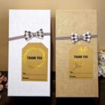 2 rollos de papel Kraft, gracias, pegatina de estampado en caliente, etiqueta decorativa para envolver regalos, K-74 Sticker - Imagen 4