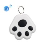 2 uds HYC-09 pata de perro Bluetooth dispositivo antipérdida localizador de seguimiento de mascotas llavero búsqueda inteligente alarma bidireccional, Dog Paw Black
