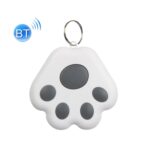 2 uds HYC-09 pata de perro Bluetooth dispositivo antipérdida localizador de seguimiento de mascotas llavero búsqueda inteligente alarma bidireccional, Dog Paw Dark Gray