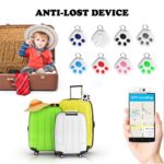 2 uds HYC-09 pata de perro Bluetooth dispositivo antipérdida localizador de seguimiento de mascotas llavero búsqueda inteligente alarma bidireccional, Dog Paw Dark Gray - Imagen 3