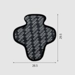 MTTD1028 Montar Transpirable Secado rápido Absorber el sudor Esponja Almohadilla para casco de motocicleta extraíble, One Size - Imagen 2