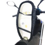 Funda de cojín para motocicleta MTCZ1003, tela Oxford, ligera, duradera, a prueba de sol, aislante de calor, resistente a la lluvia, M - Imagen 3