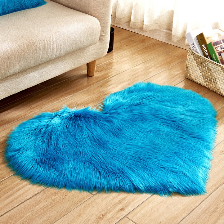 TBD058174404A.jpg Alfombras con corazones de amor, alfombra peluda de piel de oveja Artificial, alfombra de suelo de imitación, alfombra suave y esponjosa lisa, Tapetes, 70*90cm - Imagen 1