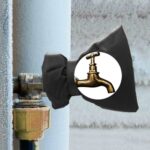 2 uds cubierta protectora para grifo de invierno para terraza al aire libre cubierta cálida anticongelante anticongelante, Faucet Protective Cover