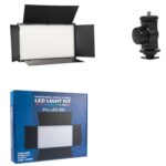 Ajuste continuo LED Luz de relleno en vivo Fotografía reversible Luz suave, 12 inch - Imagen 2