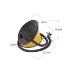 Bomba de pie 3L Bomba inflable de pie para cama inflable / Anillo de natación / Kayak, Foot-Operated Inflatable Pump - Imagen 2