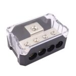 Amplificador de potencia de Audio para coche, divisor de cubo de caja de conexiones de un punto y cuatro, Hub Splitter