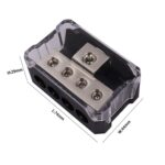 Amplificador de potencia de Audio para coche, divisor de cubo de caja de conexiones de un punto y cuatro, Hub Splitter - Imagen 3