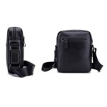 BUFF CAPTAIN 228 Bolso de hombro de cuero para hombre Bolso mini diagonal informal de piel de vaca de primera capa - Imagen 2