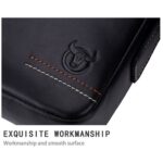 BUFF CAPTAIN 228 Bolso de hombro de cuero para hombre Bolso mini diagonal informal de piel de vaca de primera capa - Imagen 5
