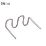 2 bolsas Auto Parachoques Reparación de plástico Máquina de soldadura Herramienta de soldadura de plástico de fusión en caliente Parche de alambre de soldadura, Estilo:, Patch 7 0.6mm