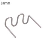 2 bolsas Auto Parachoques Reparación de plástico Máquina de soldadura Herramienta de soldadura de plástico de fusión en caliente Parche de alambre de soldadura, Estilo:, Patch 8 0.8mm