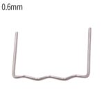 2 bolsas Auto Parachoques Reparación de plástico Máquina de soldadura Herramienta de soldadura de plástico de fusión en caliente Parche de alambre de soldadura, Estilo:, Patch 9 0.6mm