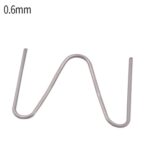 2 bolsas Auto Parachoques Reparación de plástico Máquina de soldadura Herramienta de soldadura de plástico de fusión en caliente Parche de alambre de soldadura, Estilo:, Patch 11 0.6mm