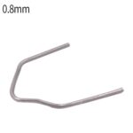 2 bolsas Auto Parachoques Reparación de plástico Máquina de soldadura Herramienta de soldadura de plástico de fusión en caliente Parche de alambre de soldadura, Estilo:, Patch 12 0.8mm