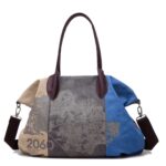 K1219 Bolsa de lona de graffiti de gran capacidad que imprime la bolsa de mensajero de un solo hombro