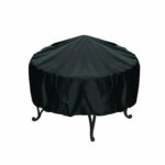 Cubierta para parrilla de jardín al aire libre Cubierta de mesa redonda anti-ultravioleta a prueba de lluvia a prueba de polvo, 102x45cm