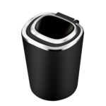 Cenicero de coche de 2 piezas con cubierta colgante invisible con cenicero de coche de luz LED, 2 PCS Car Ashtray