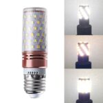 3 bombillas de vela de maíz sin parpadeo., 16W-E27  Three-color Light Home Style