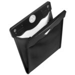 Bolsa de almacenamiento de basura para coche Pasta colgante con bolsa de basura con luz LED, Paste Black