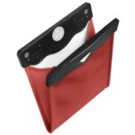 Bolsa de almacenamiento de basura para coche Pasta colgante con bolsa de basura con luz LED, Paste Red